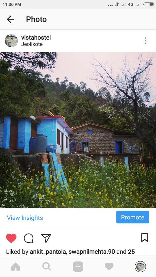 Vista Hostel Jeolikote, Nainital Patwa Dunga ภายนอก รูปภาพ